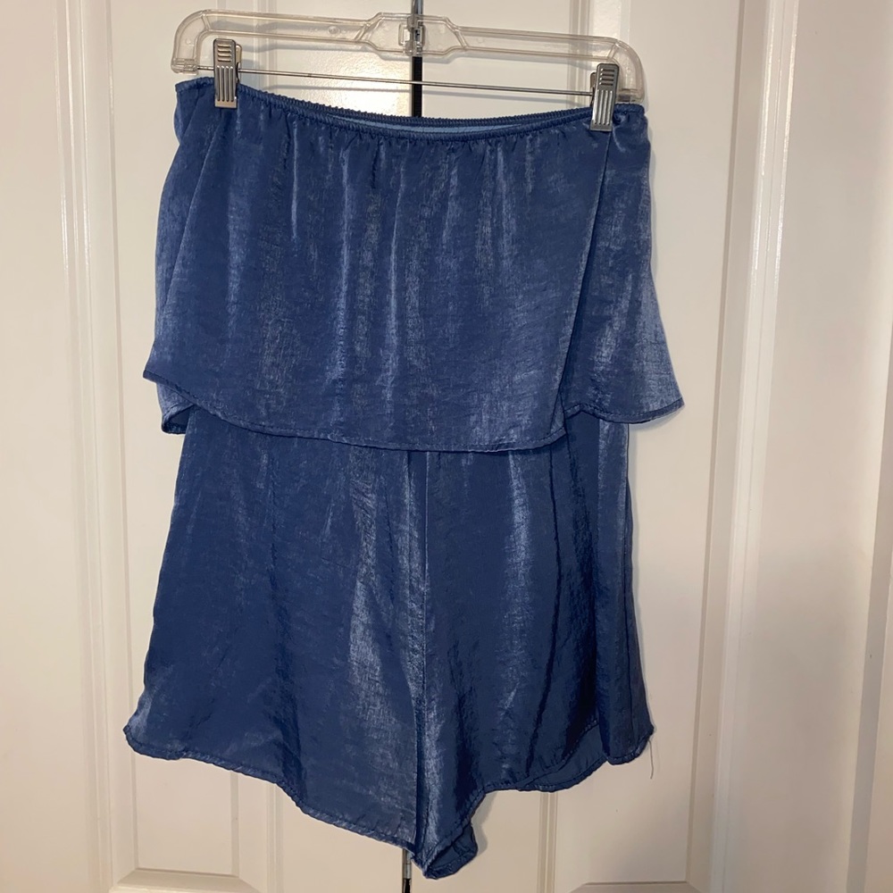 Dainty Hooligan Blue Romper
